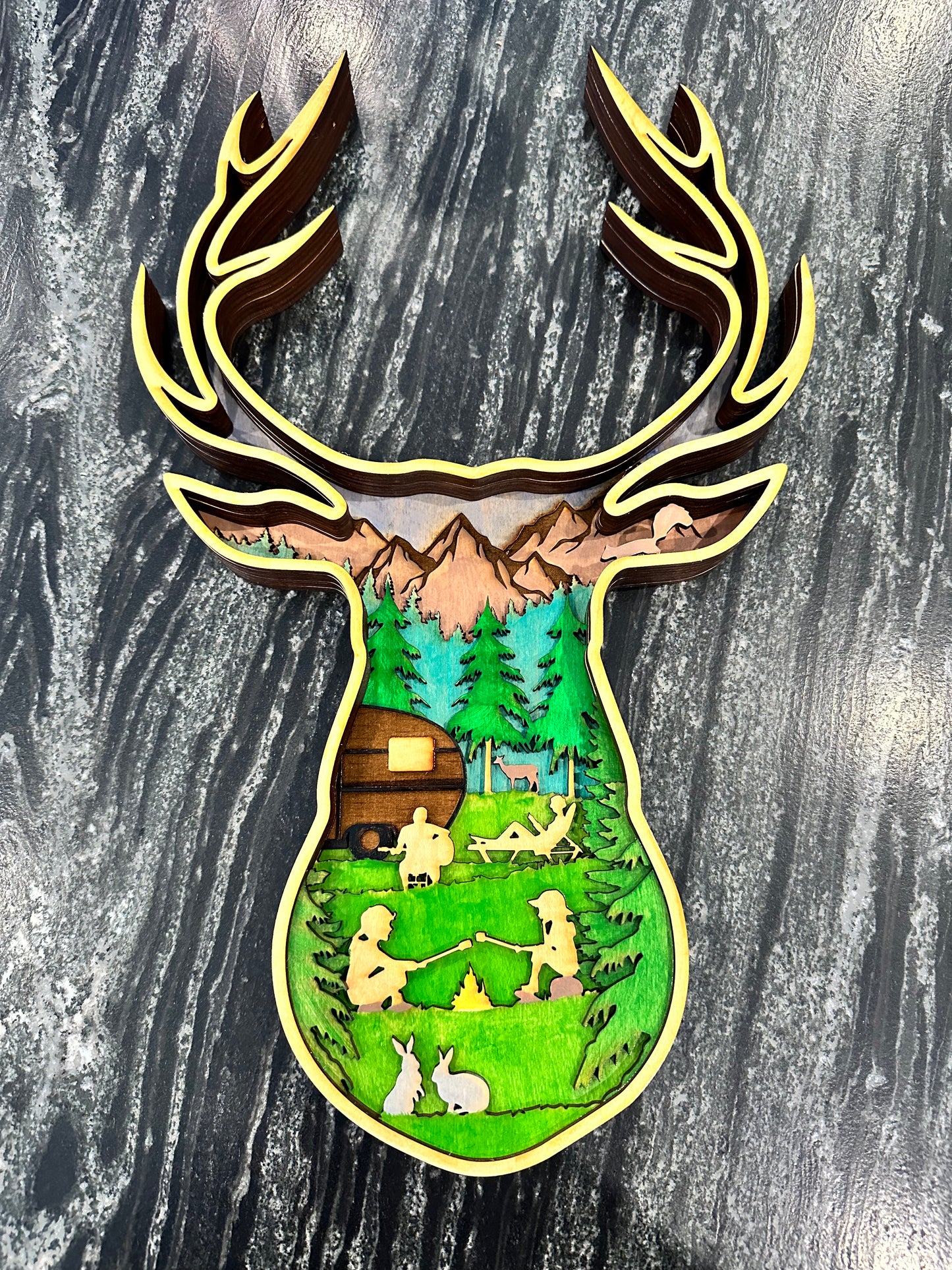 Layered Deer